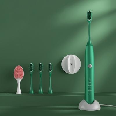 China Twice A Day Customized Adults Eco Radio Automatic Rechargeable Smart Portable Sonic Electric Toothbrush Care for sale