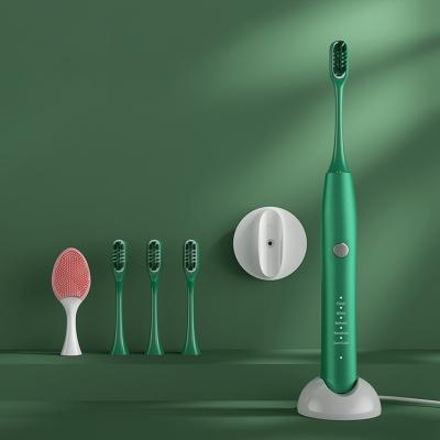 China Twice a day ABS IPX7 Sonic Electric Toothbrush For Adult Portable Waterproof Low Noise Soft Premium New Product for sale