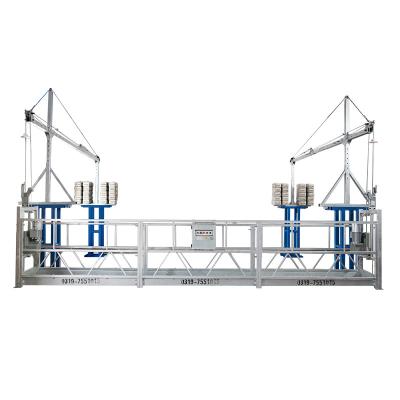 China ZLP630 Industrial Access Platform Suspended Platform Gondola Aluminum Suspended Lift for sale