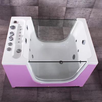 China Freestanding Baby Spa Product Modern Acrylic Bathtubs For Kids Infant Bathtub for sale