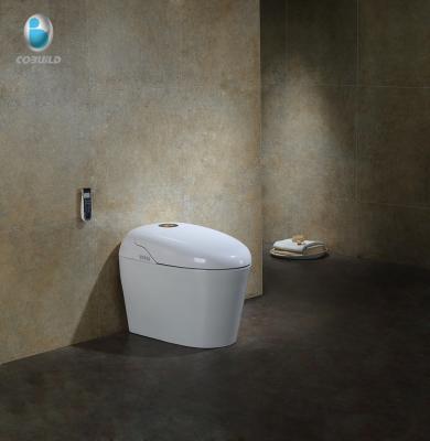 China White Small Cotton Automatic Operation Seat Car Motion Sensing Flush Intelligent Smart Toilet With Toilet Bidet for sale