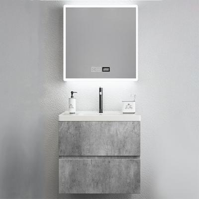 China Water Render Bathroom Cheap Wooden Vanity Cabinet Wall Mounted Type For Heavy Duty Hotel Home Bathroom Use for sale