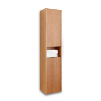 China New Design Solid Wood Modern Bathroom Side Cabinet With Double Doors for sale