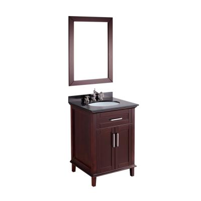 China Lowes LIN-001 Modern Commercial Wall Mounted Small Bathroom Vanity Cabinets for sale