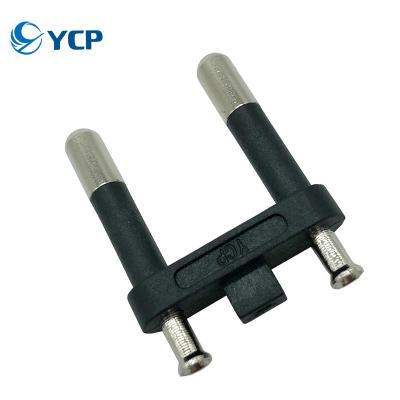 China Electric Plug 4.8MM Thailand Type Power Supply Plug Inserts With 2 Solid Pins Insert With Plastic for sale