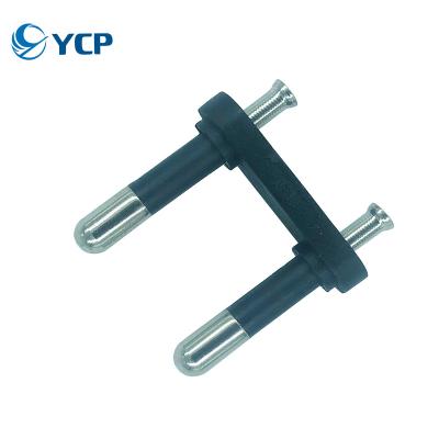 China Electrical Socket 4.8MM Two Round Plug Hardware Parts Free Samples For Thailand Brazil for sale