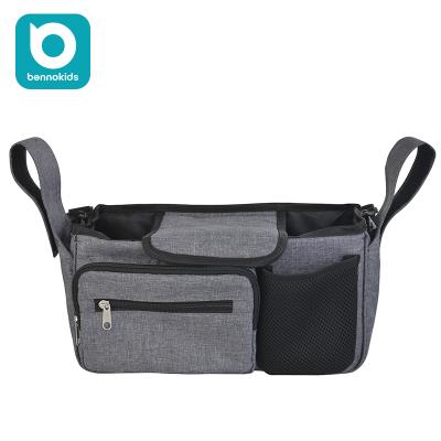 China 2020 New Design Polyester Functional Baby Stroller Organizer Bag For Stroller Accessories for sale