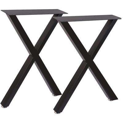 China Hot Selling Modern Decorative Quality Base Matte Black Steel Metal Table Legs For Chair for sale