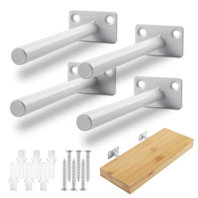 China Hot Sale Wall Mounted Heavy Duty Floating Support Shelf Brackets Fixed for sale