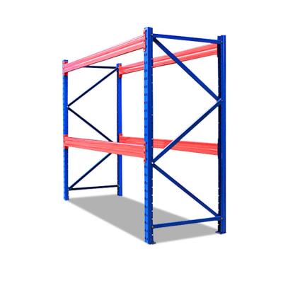 China Double Sided Warehouse Rack and Shelf Display Racks Slotted Corner Manufacturer Metal Storage Shelves for sale