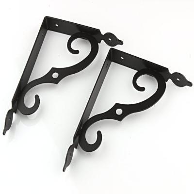 China Living Room Fixed Wall Support Steel Reinforced Floating Shelf Bracket For Europe for sale