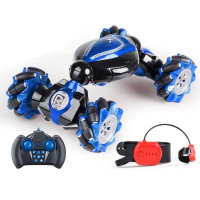 China RC Hobby Hohujoy Gesture Sensor Hand Radio Control Twisting Stunt Car 4wd Dual Controller Hand Gesture Rc Car for sale