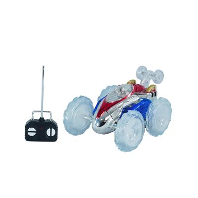 China Hohujoy 2022 New Children's Electric Hobby RC Toy Stunt Car Stunt Discharge Car Double Side Rotation 360 Degree With Light for sale