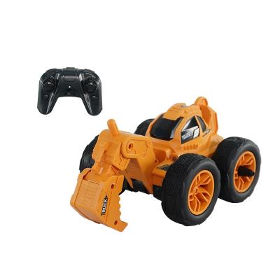 China Wholesale Newest RC Hobby Hohujoy Construction Radio Control Vehicle Stunt Rolling Truck Rotating Car For Kids for sale