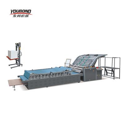 China YB-1450B semi-automatic flute laminating laminating machine for sale