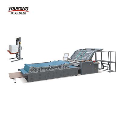 China Short Table Machine Bottom Laminating Sheet Feeding Automatic Semi-automatic Flute Laminating Machine for sale