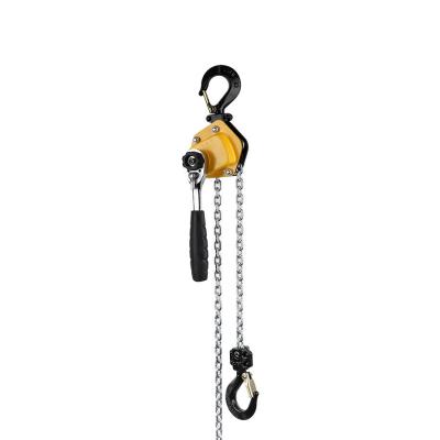 China Cultivate high quality pulley 0.25T-6T chain hoist small crane block lever hoist for sale