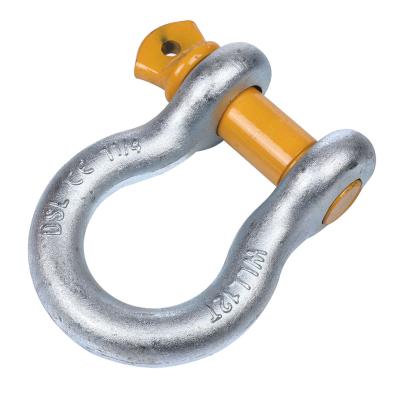 China Heavy Industry Alloy Steel Forged Safety Bolt Bow Anchor Shackle For Marine Use for sale