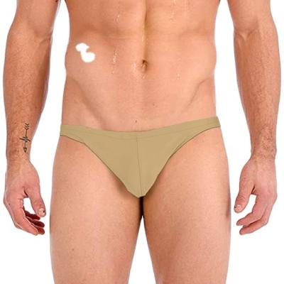 China Men's Breathable Swim Briefs Sexy Quick Dry Bikini Swimwear Swimwear Swimming Shorts With Drawstring For Men for sale