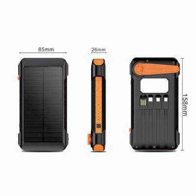 China Easy Fast Charging Carry Products 2023 Hot Selling 10000mah Power Bank Charge Solar Fast Power Bank For Outdoor Laptop for sale