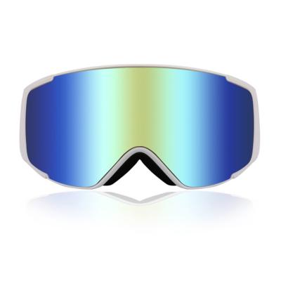 China Ski Goggles Magnetic Children's Ski Goggles Snow Goggles Double Glass Cylindrical Outdoor Climbing WICK Anti-fog for sale