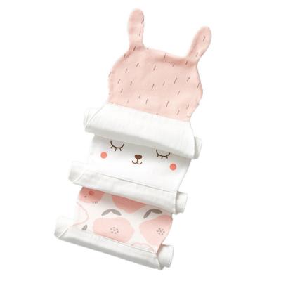 China Newest Design Child Safe Super Soft Baby Rabbit Towel Set 100% Cotton Terry Towel Baby Sweat Towels for sale