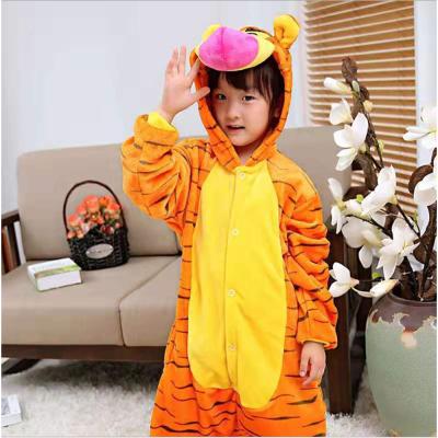 China 2021 Breathable Warm Children Sleepwear Boys And Girls Sleepwear Overalls New Products Warm Kids Clothing Sleepwear Dressing Night for sale