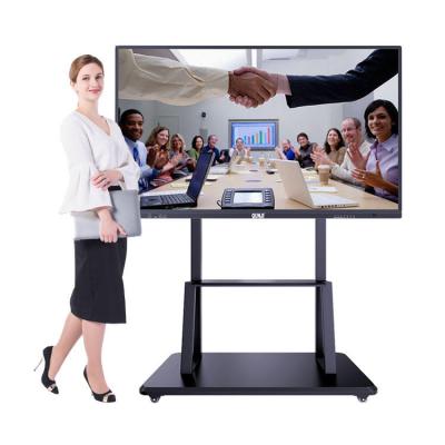 China Smart Flat Panel Smart Electronic Conference Board Interactive Whiteboard 100 Inch All In One Panel Digital Whiteboard for sale