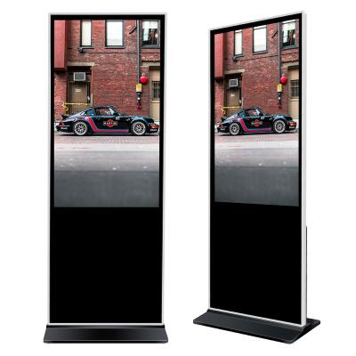 China Indoor Advertising Players Floor Display LCD Advertising Display Screen Standing Led Screen Advertising for sale