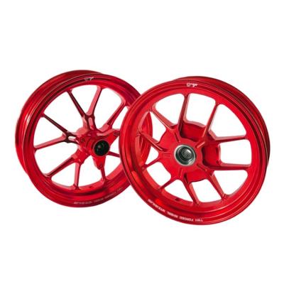 China Alloy TWH DIO CNC Motorcycle Aluminum Alloy 10 Inch ZX Forging Wheel Rim for sale