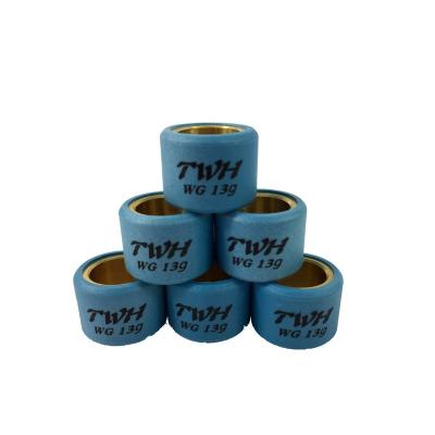 China Copper With +A PCX155 GSR125 V125 DINK Wear Resistant Plastic Motorcycle Variator Weight Rollers 20x15 for sale