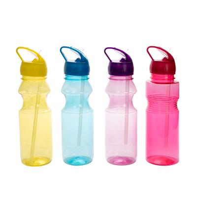 China Wholesale Promotional Hot Selling Sustainable Sport Protein Shaker Eco Friendly Smart Customized Plastic Bottle With Straw for sale