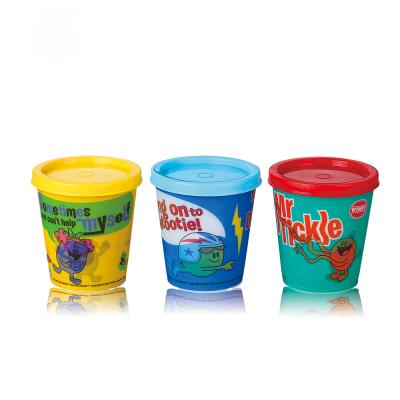 China China manufacturer wholesale 3d cartoon 230ml cotton candy lenticular plastic cups single wall with lid for sale