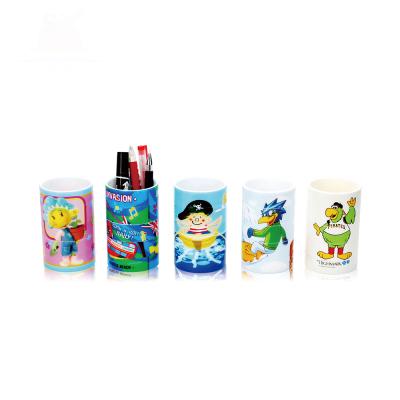 China Promotional Cheap Wholesale Pen Best Price SY310A Cartoon Puzzle Cup Portable Plastic Cup for sale