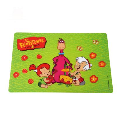 China Viable hot sale wholesale kids mdf harman magnetic cafe under the table pp mat cartoon custom printed plastic 3d place mat for sale