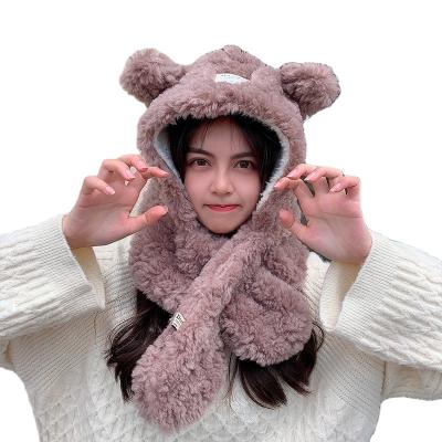 China Hot Selling Rex Polyester Rabbit Fur Scarf Women's Plush Leather Plush Autumn And Winter Bib Label Polyester Thick Blanket Bib for sale