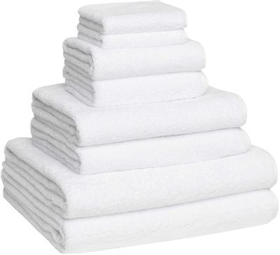 China High Absorbent and Softness QUICK DRY Bath Towels and Hand Towels and Washcloths 3pcs Cotton Towel Set for sale