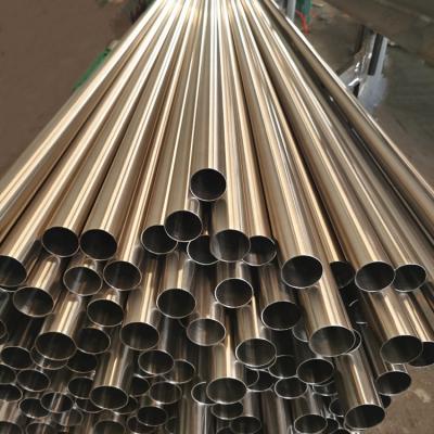 China Industrial Decoration Construction Purpose Top Supplier Welded Polished Stainless Steel Pipe Sus 201 304 316 6K 8K Stainless Steel Gold Color Pipe for sale