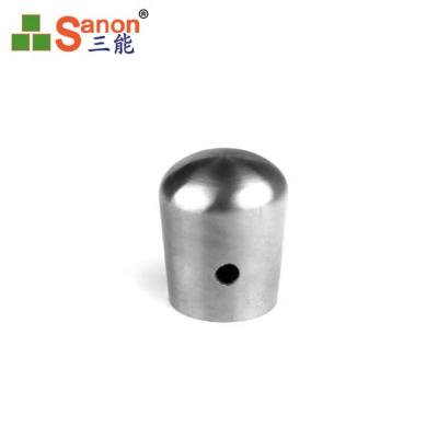 China Beautiful Outlook Accept Custom Stainless Steel Pipe Connectors 16mm Handrails Handrail Railing Fittings for sale