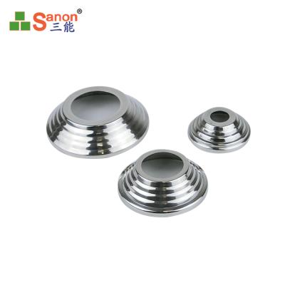 China Foshan Stainless Steel Base Cover Pipe Column Stainless Steel Direct Customized Round Bottom Cover for sale