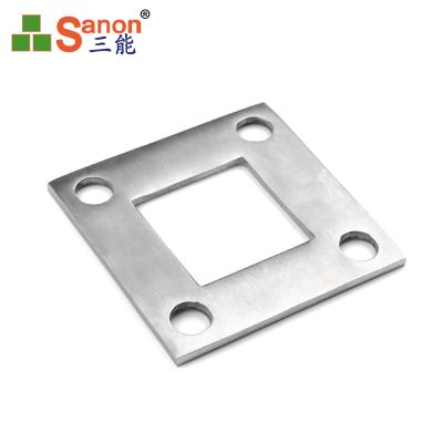 China Beautiful Premium Outlook Guangdong Factory Quantity SS201 304 Materials Stainless Steel Handrail Post Clamp High for sale