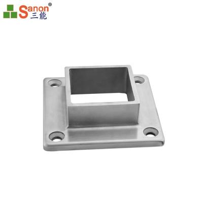 China Beautiful Outlook Premium Quantity SS 304 Materials High Stainless Steel Handrail Post Clamp for sale