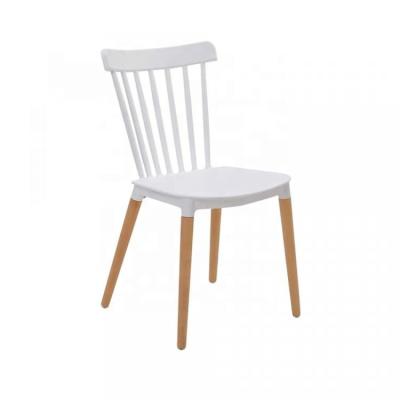 China Slipcovered European Style Cafe Side Chair | Dining /Conference Chair Popular Windsor Plastic Chair for sale