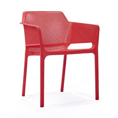 China Best-selling stackable plastic armchair | Silla Net Tortora Silla Net Para Nardis outside for sale