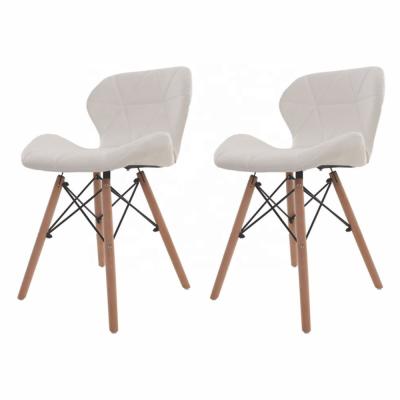 China Slipcovered Made in China Leather Armchairs Seat Leather Armchairs Plywood Mud Faux Cushion Legs cadeiras for sale