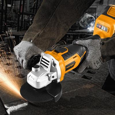 China MANRUN 18V Heavy Duty Cordless Power Tools Angle Grinder Grinding and Surface Preparation Brushless Grinders for Steel for sale