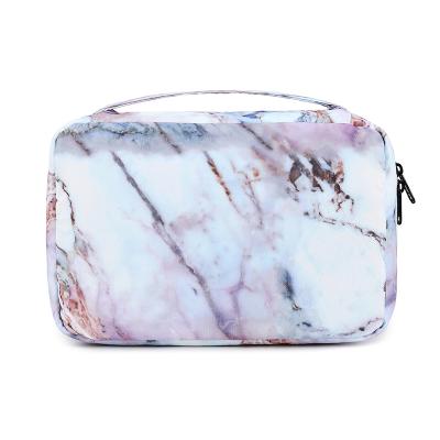 China Custom Fashion Folding Women Set Case Zipper Travel Toiletry Cosmetic Makeup Bag for sale