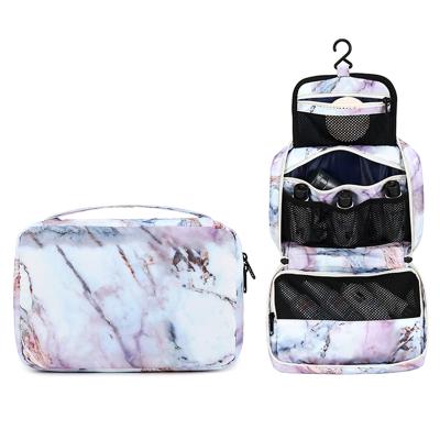 China Fashion Custom Women Hanging Zipper Travel Storage Toiletry Cosmetic Makeup Bag for sale