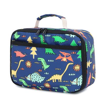 China Cartoon Thermal Portable Cooler Food Kid Boys Packing Box Kids School Lunch Bag for sale