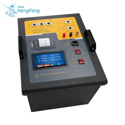 China Products Dielectric Loss Tester Transformer Dissipation Capacitance Tester Residual Voltage Digital Residual Voltage Hot Bridge HFJS-8200F for sale